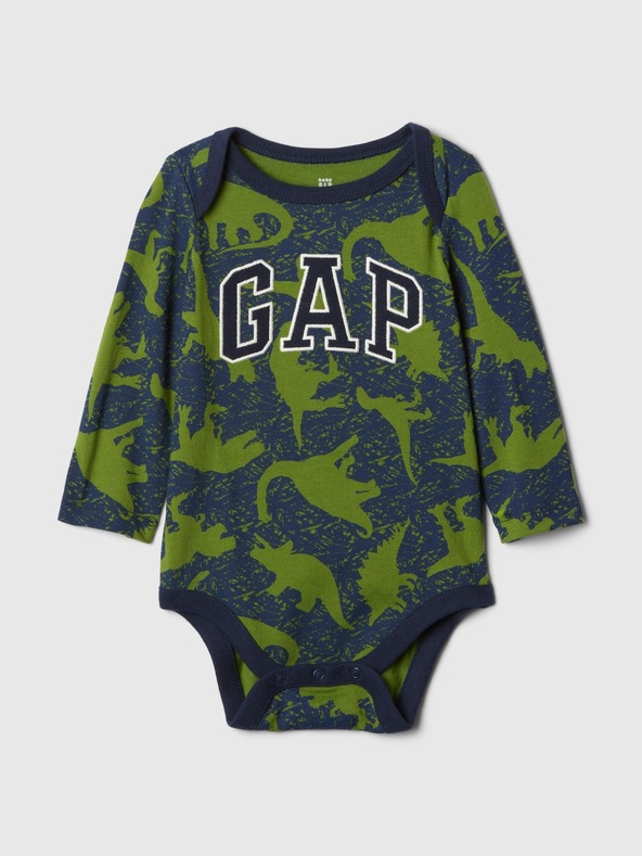GAP Baby pamučni body s logom GAP
