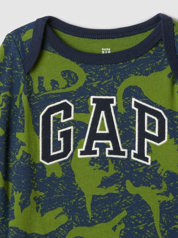 GAP Baby pamučni body s logom GAP