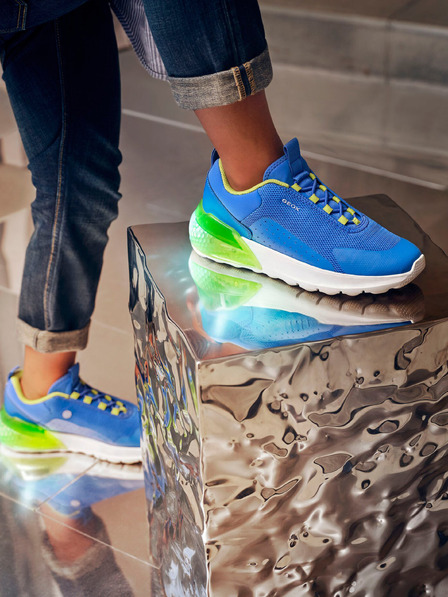 Geox Plave dječačke tenisice Geox Activart Illuminus