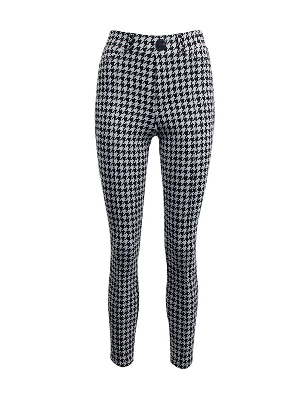 Orsay Bijelo-crne ženske hlače s uzorkom ORSAY