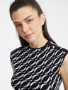 Orsay Bijelo-crni ženski gornji dio džempera s uzorkom ORSAY