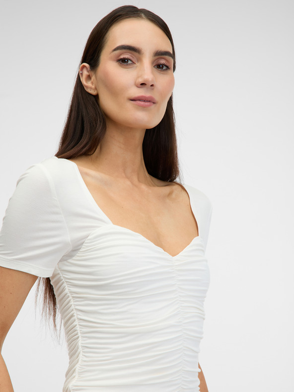 Orsay Krem ženska majica kratkih rukava ORSAY