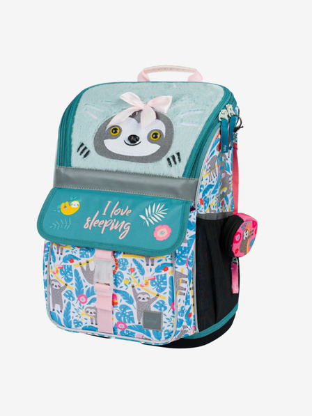 BAAGL  Plava školska torba zippy sloth Baagl