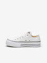 Converse Bijele Converse Chuck Taylor All Star platnene tenisice s platformom