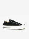 Converse Crne Converse Chuck Taylor All Star platnene tenisice s platformom