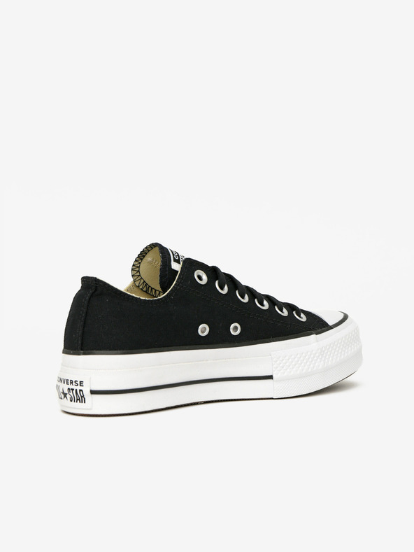 Converse Crne Converse Chuck Taylor All Star platnene tenisice s platformom