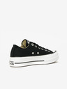 Converse Crne Converse Chuck Taylor All Star platnene tenisice s platformom