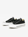 Converse Crne Converse Chuck Taylor All Star platnene tenisice s platformom