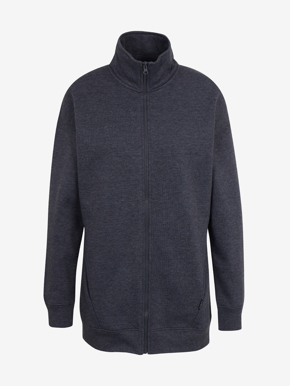 Sam 73 Siva ženska majica s brindovima i patentnim zatvaračem SAM 73 Asajj