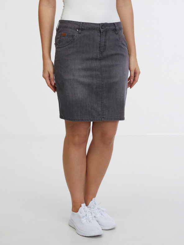 Sam 73 Siva ženska traper suknja SAM 73 Gladis