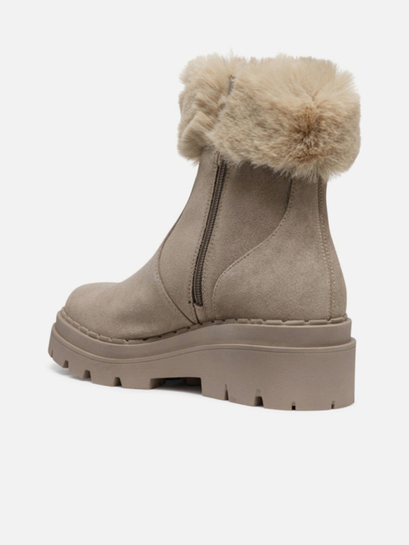 Geox Bež Geox Felleny ženske gležnjače