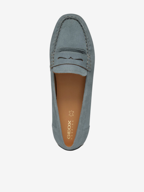 Geox Svijetlo zelene ženske mokasine Geox Kosmopolis + Grip