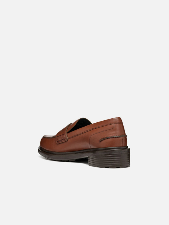 Geox Smeđe ženske mokasinke Geox Walk Pleasure