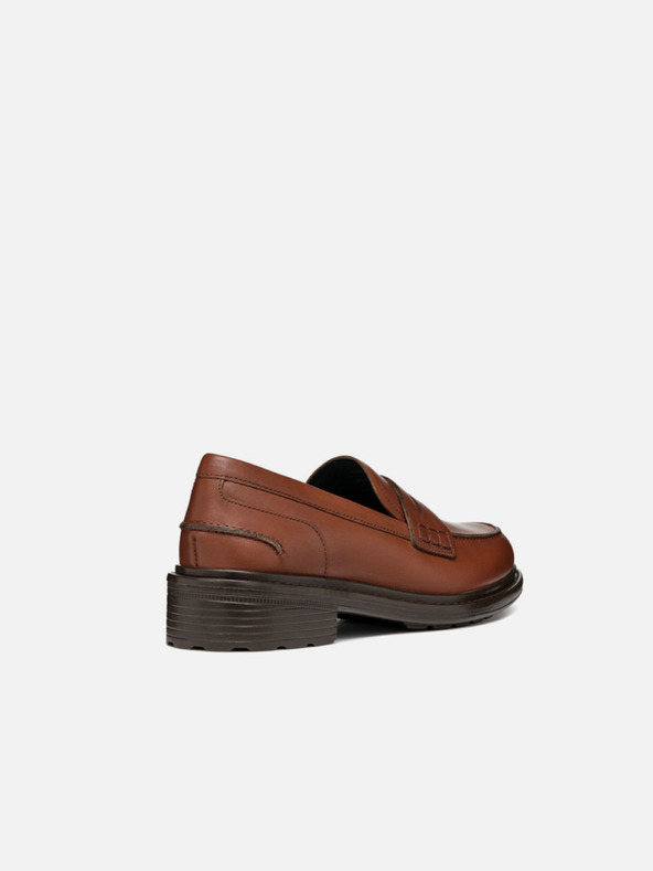 Geox Smeđe ženske mokasinke Geox Walk Pleasure