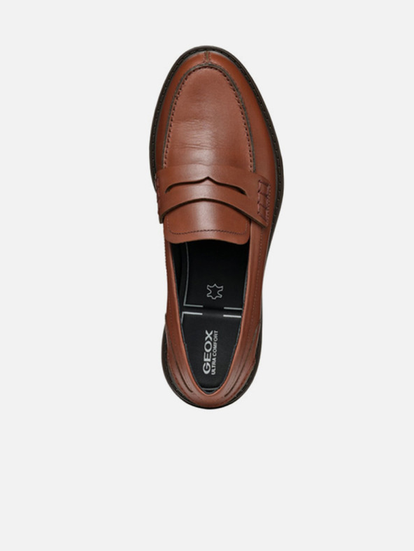 Geox Smeđe ženske mokasinke Geox Walk Pleasure