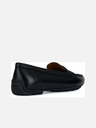 Geox Crne ženske mokasine Geox Kosmopolis + grip