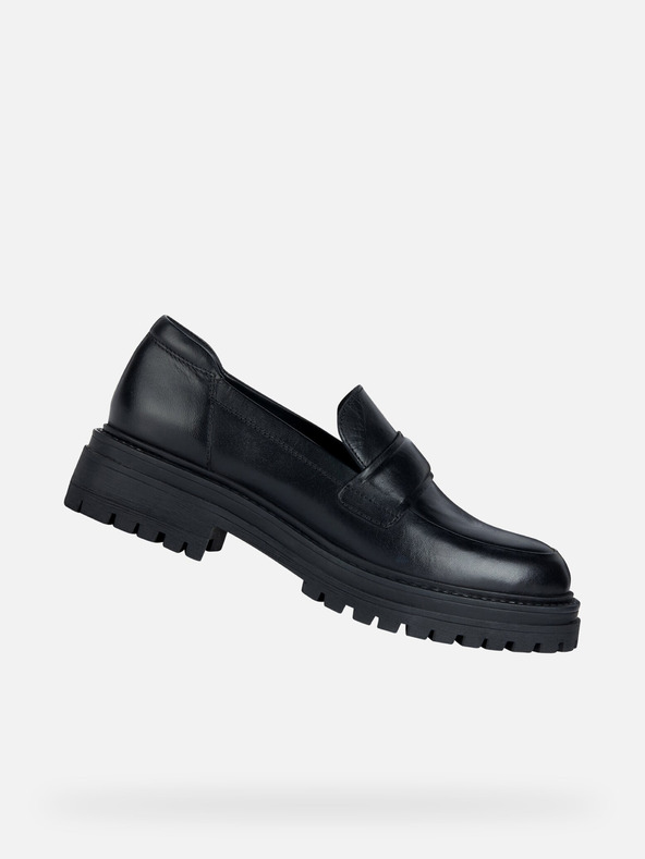 Geox Crne ženske mokasine Geox Iridea