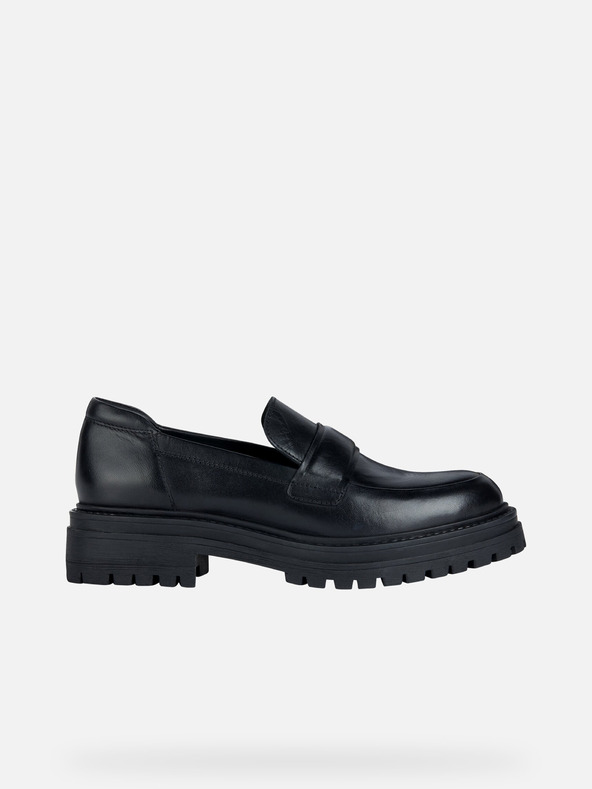 Geox Crne ženske mokasine Geox Iridea