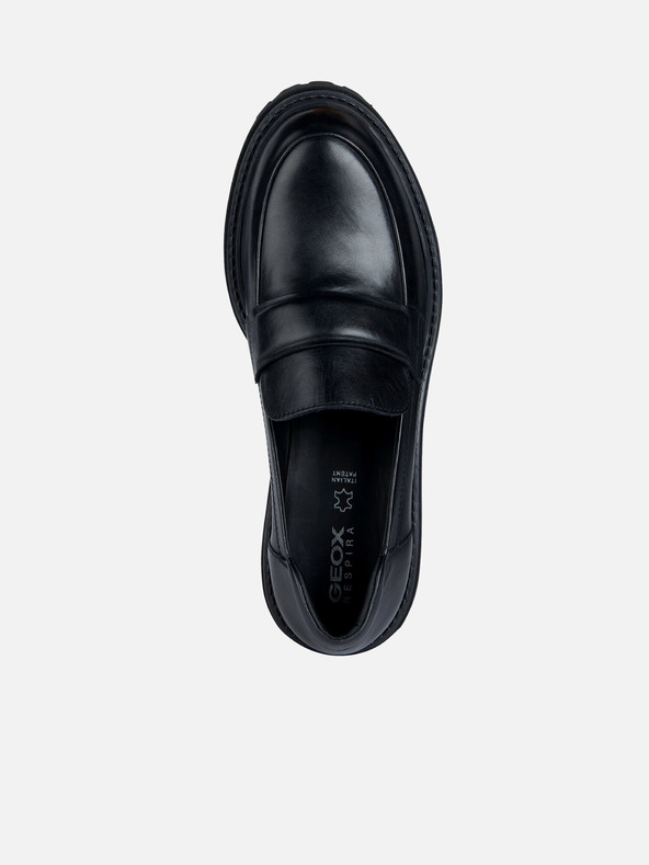 Geox Crne ženske mokasine Geox Iridea