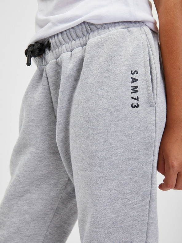 Sam 73 Svijetlosive dječje trenirke od vrijeska SAM 73 Riardin