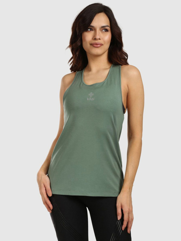 Kilpi Ženska sportska majica bez rukava Kilpi LANCA-W kaki boje