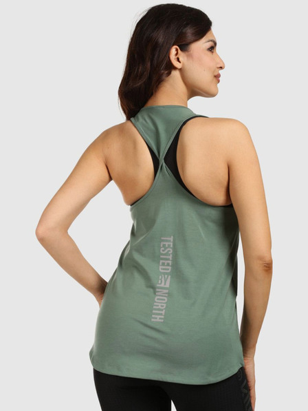 Kilpi Ženska sportska majica bez rukava Kilpi LANCA-W kaki boje