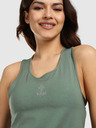 Kilpi Ženska sportska majica bez rukava Kilpi LANCA-W kaki boje