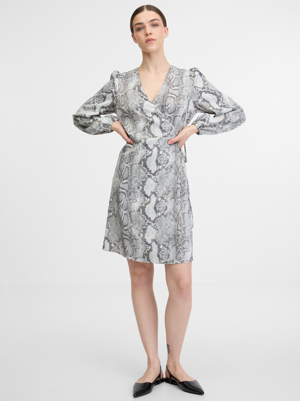 Orsay Crno bijela ženska haljina ORSAY