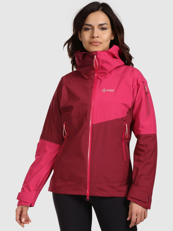 Kilpi Ženska hardshell vodootporna jakna Kilpi MAMBA-W tamno crvena