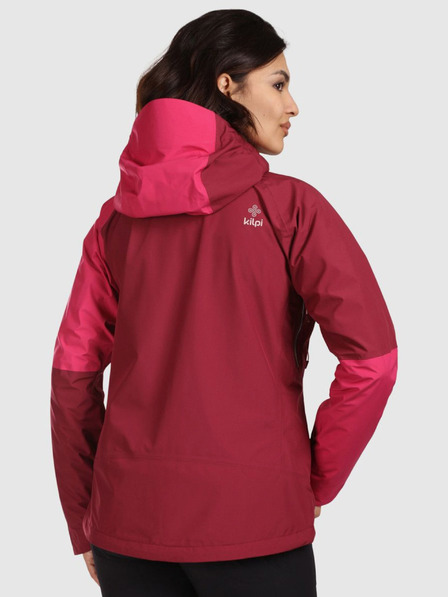 Kilpi Ženska hardshell vodootporna jakna Kilpi MAMBA-W tamno crvena