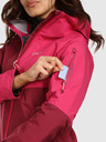 Kilpi Ženska hardshell vodootporna jakna Kilpi MAMBA-W tamno crvena