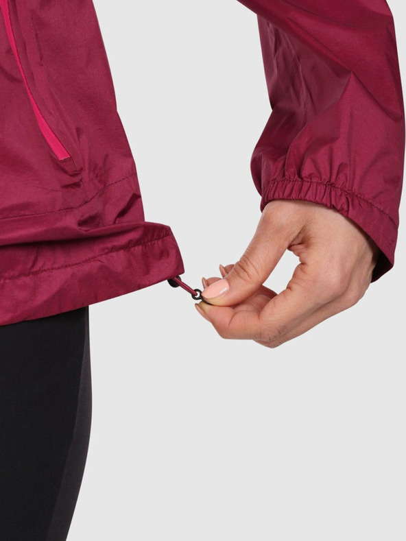 Kilpi Ženska hardshell outdoor jakna Kilpi HURRICANE-W tamno crvena
