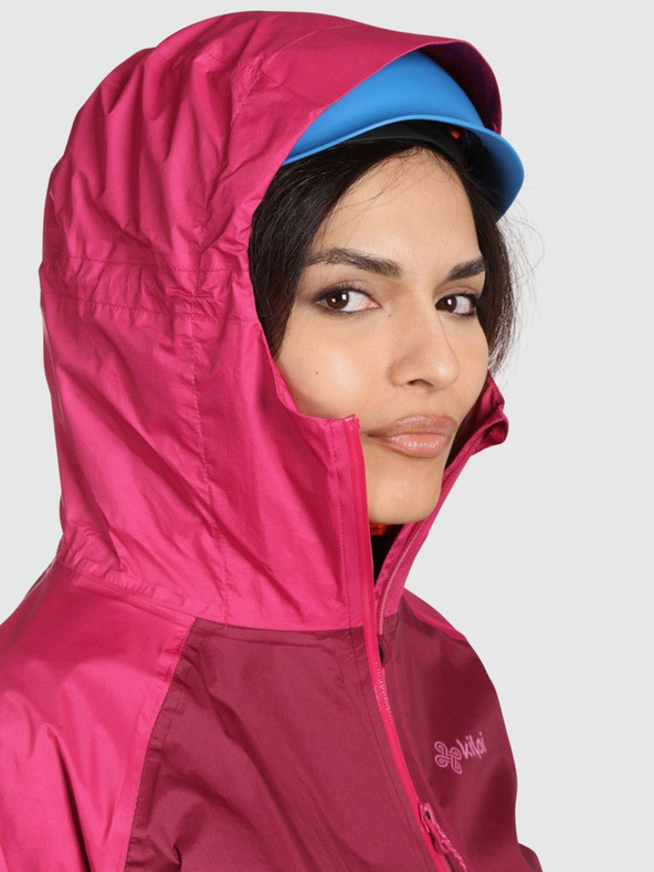 Kilpi Ženska hardshell outdoor jakna Kilpi HURRICANE-W tamno crvena