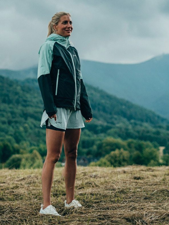 Kilpi Ženska hardshell outdoor jakna Kilpi HURRICANE-W tamno zelena