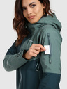 Kilpi Ženska hardshell vodootporna jakna Kilpi MAMBA-W tamno zelena