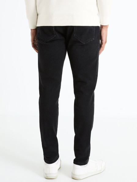 Celio Crne muške slim fit traperice Celio C25 Fofine