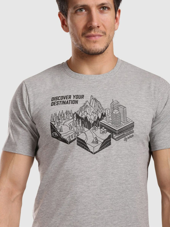 Kilpi Muška funkcionalna majica Kilpi GAROVE-M Svijetlo siva