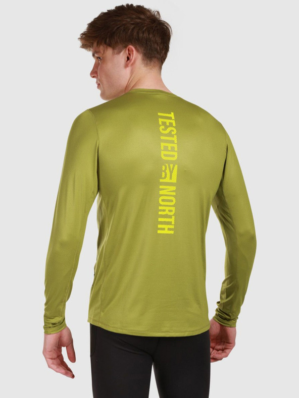 Kilpi Kilpi SPOLETO-M zelena funkcionalna majica dugih rukava za muškarce