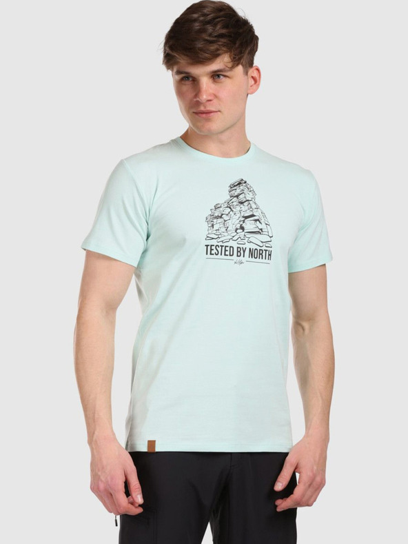 Kilpi Muška pamučna majica kratkih rukava Kilpi DISCOVER-M Menthol