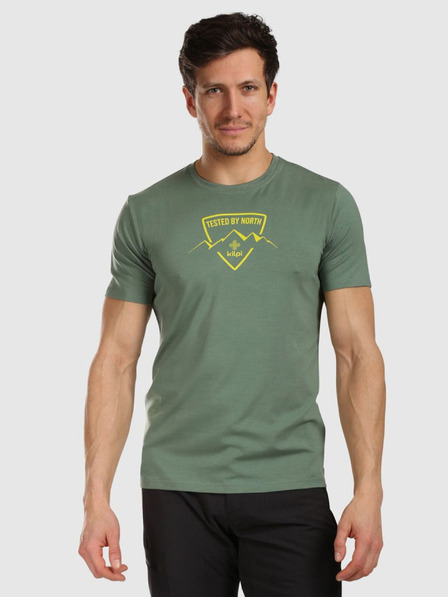 Kilpi Kilpi GAROVE-M kaki muška funkcionalna majica kratkih rukava