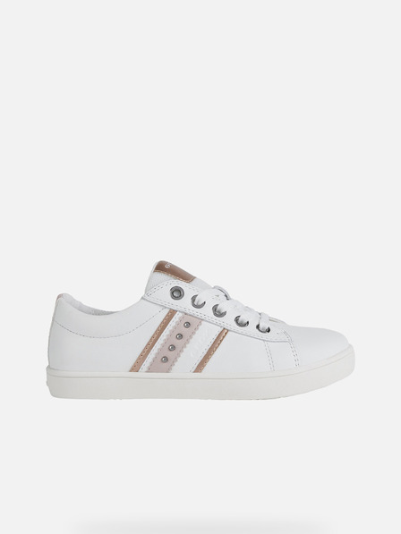 Geox Bijele djevojčinske tenisice Geox Kathe