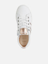Geox Bijele djevojčinske tenisice Geox Kathe