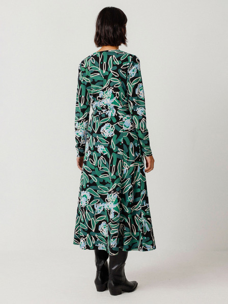 SKFK Zelena ženska cvjetna haljina SKFK Vestido Kaule
