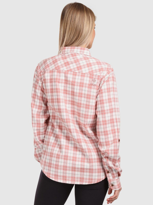 Kilpi Ženska sportska flanelska majica Kilpi FLANNY-W Pink