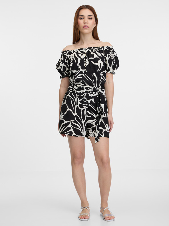 Orsay Crne ženske kratke hlače s uzorkom ORSAY