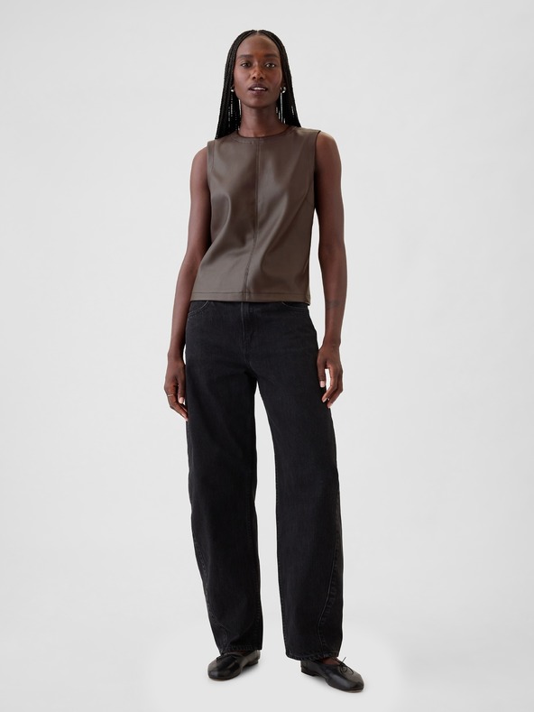 GAP Top od umjetne kože GAP