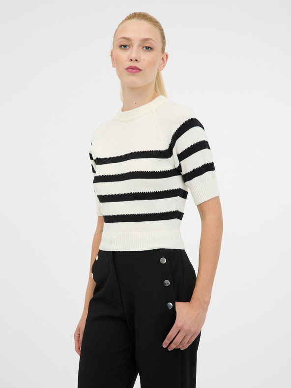 Orsay Ženska vesta kratkih rukava krem ​​boje ORSAY