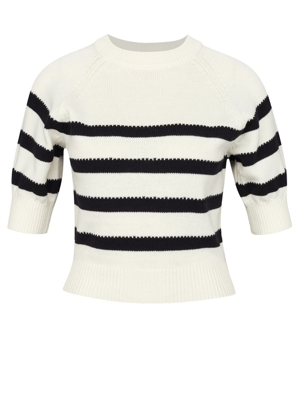 Orsay Ženska vesta kratkih rukava krem ​​boje ORSAY