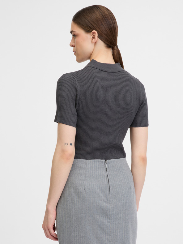 Orsay Tamno siva ženska majica kratkih rukava ORSAY