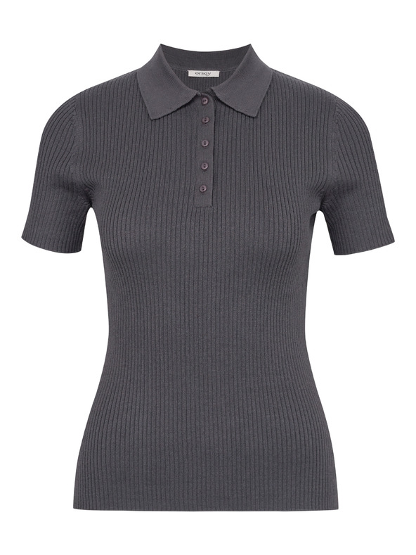 Orsay Tamno siva ženska majica kratkih rukava ORSAY
